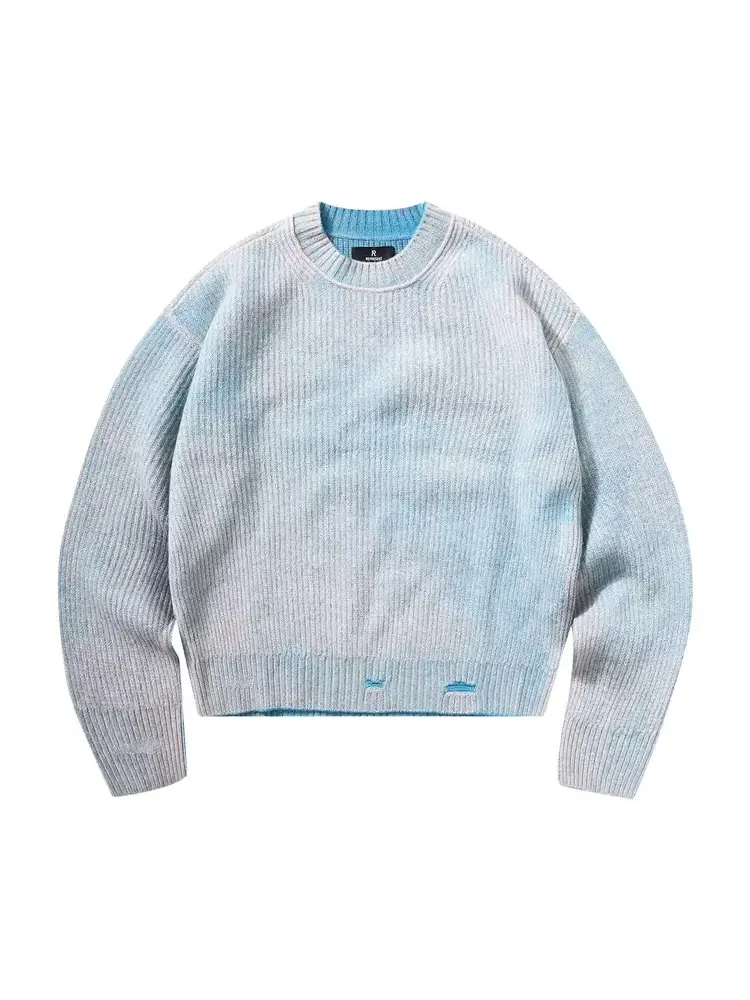 Джемпер Represent Clo Reversible Fade Out Knit — белый