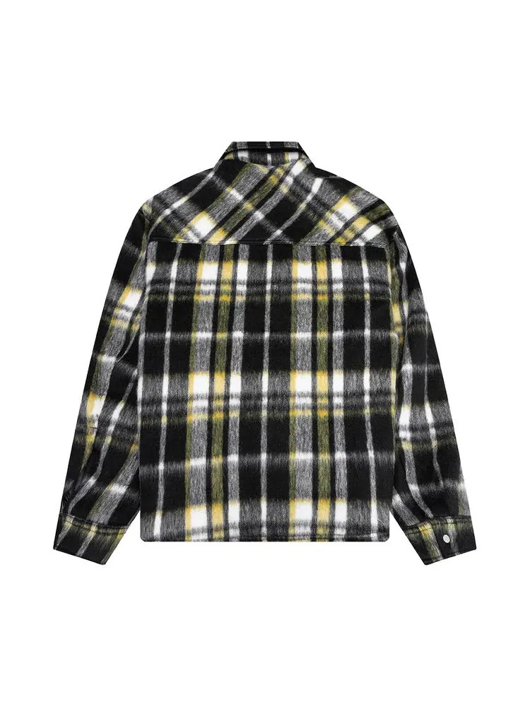 Рубашка Represent Clo Textured Overshirt — изображение 2 из 3, черный