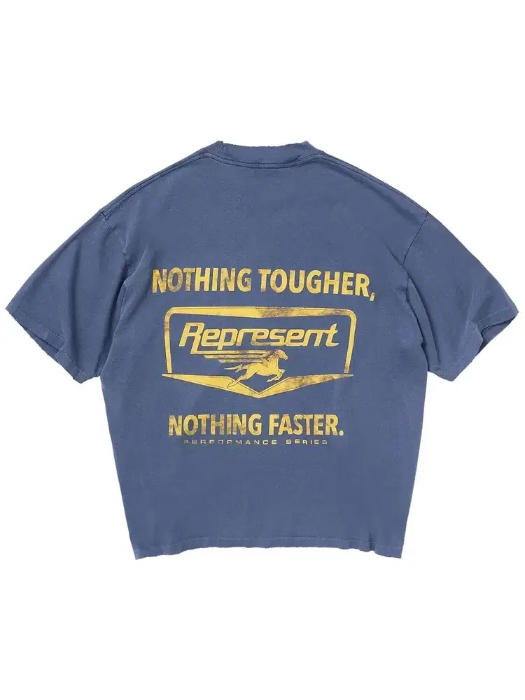 Футболка Represent Clo Nothing Faster — изображение 2 из 2, синий