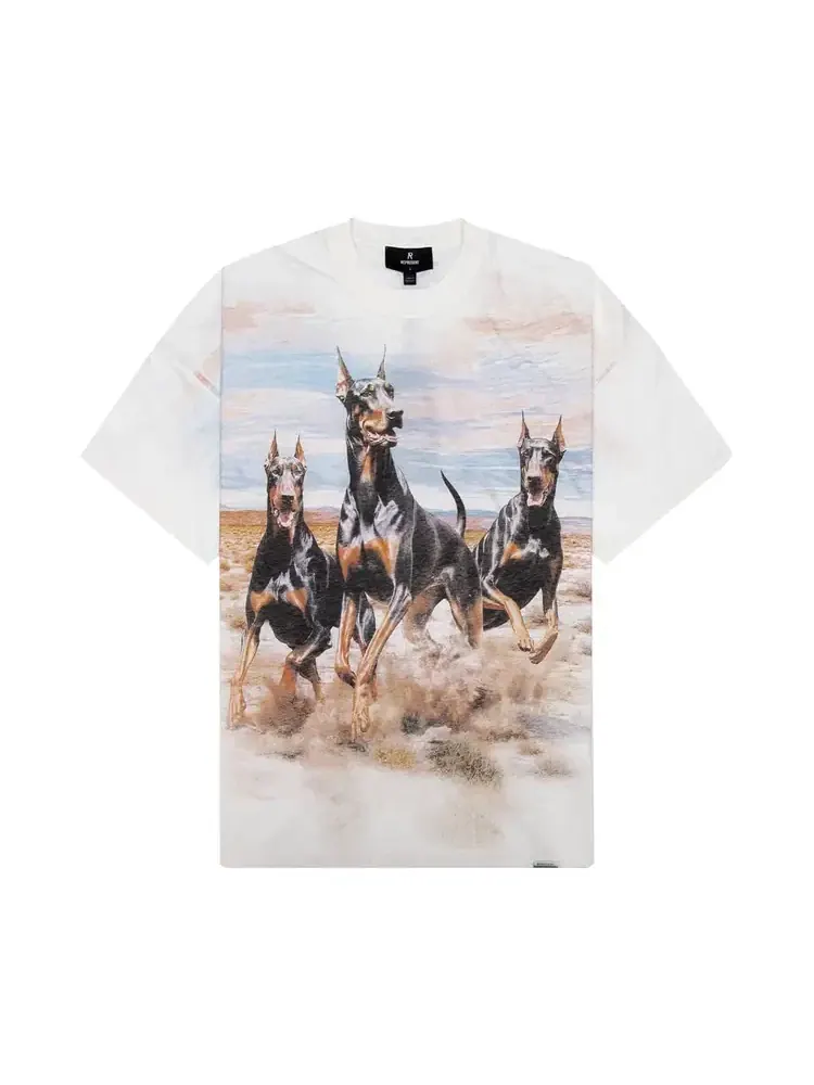 Футболка Represent Clo Western Dobermans — изображение 1 из 3, бежевый