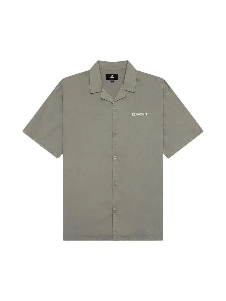 Рубашка Represent Clo Script Camp Collar Shirt