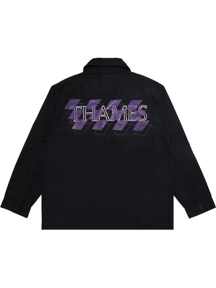 Куртка GOAT Exclusive for Manifesto Thames MMXX. Kaleidoscope Coach Jacket — изображение 2 из 3, серый