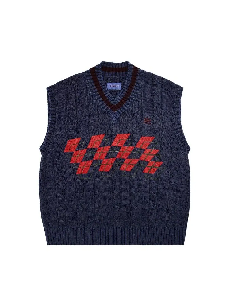Куртка GOAT Exclusive for Manifesto Thames MMXX. Kaleidoscope PG Malta Vest — синий