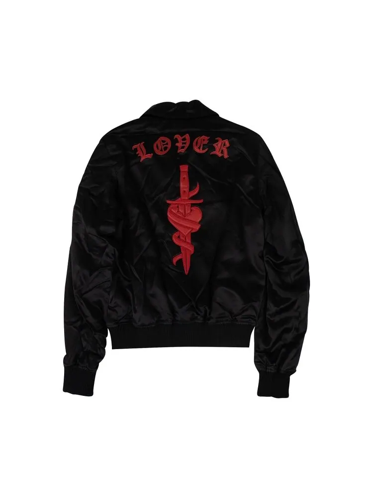 Куртка Amiri Silk Dagger Band 'Black' — изображение 2 из 2, черный
