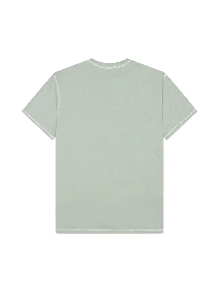 Футболка Museum of Peace & Quiet Wordmark Reverse Stitched T-Shirt 'Sage' — изображение 2 из 3, зеленый