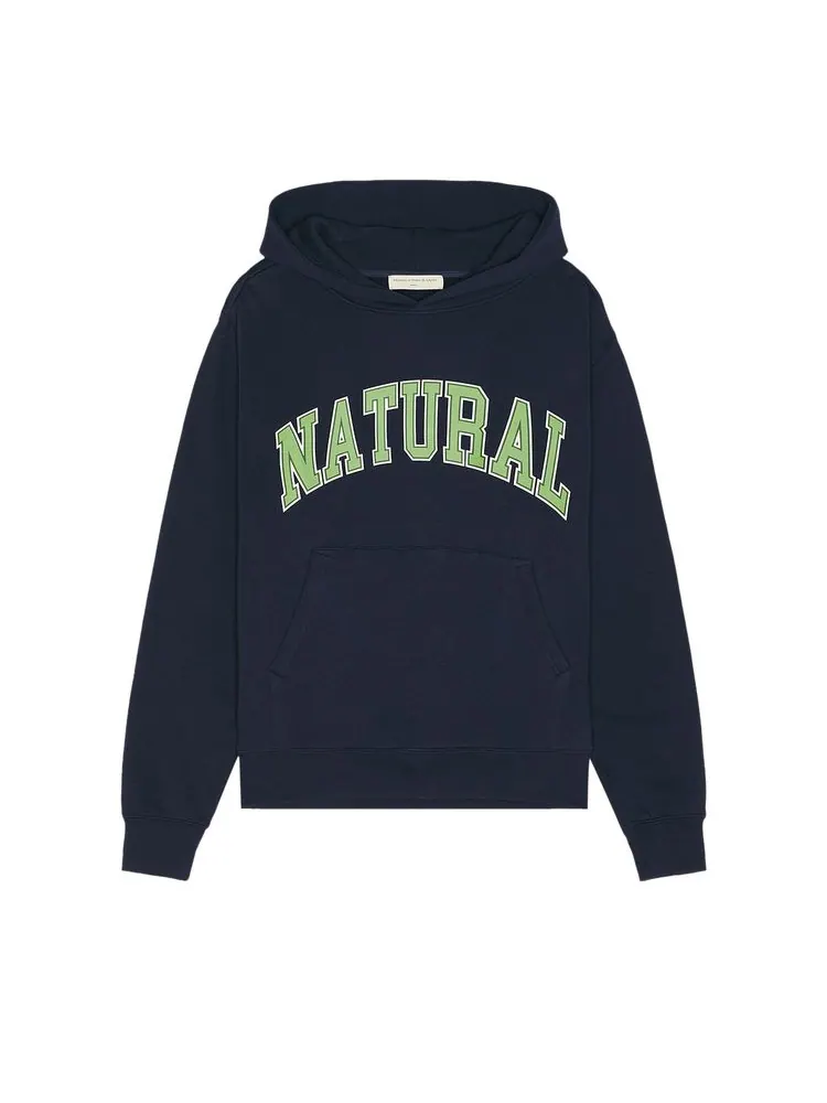 Худи Museum of Peace & Quiet Natural Hoodie 'Navy' — изображение 1 из 2, темно-синий