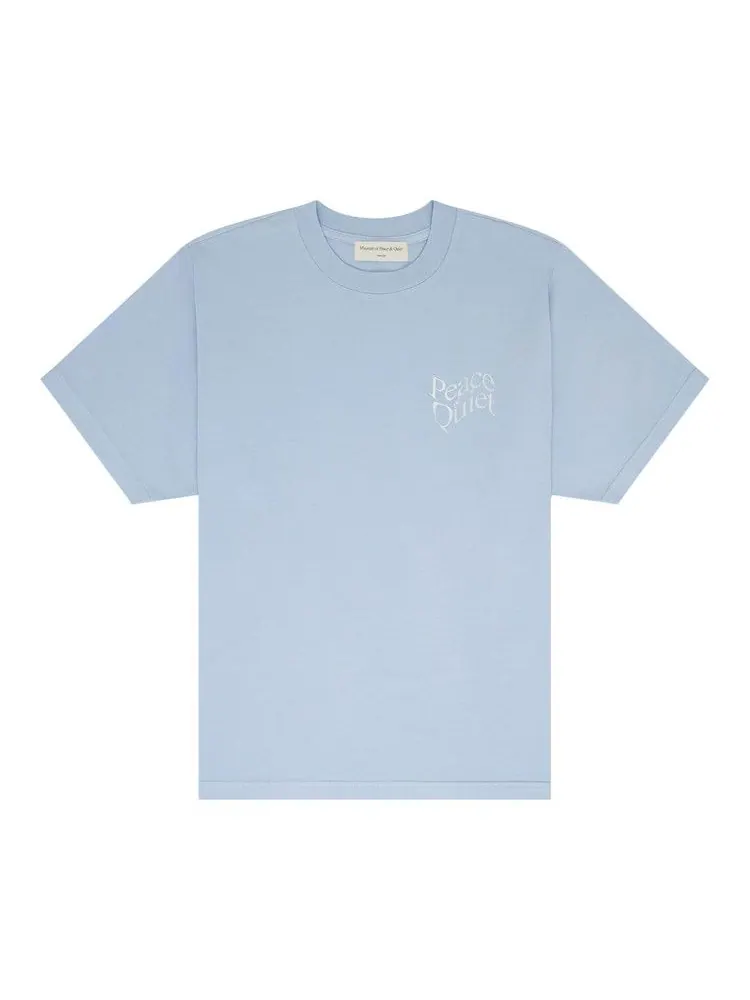 Футболка Museum of Peace & Quiet Wordmark T-Shirt — изображение 1 из 2, синий