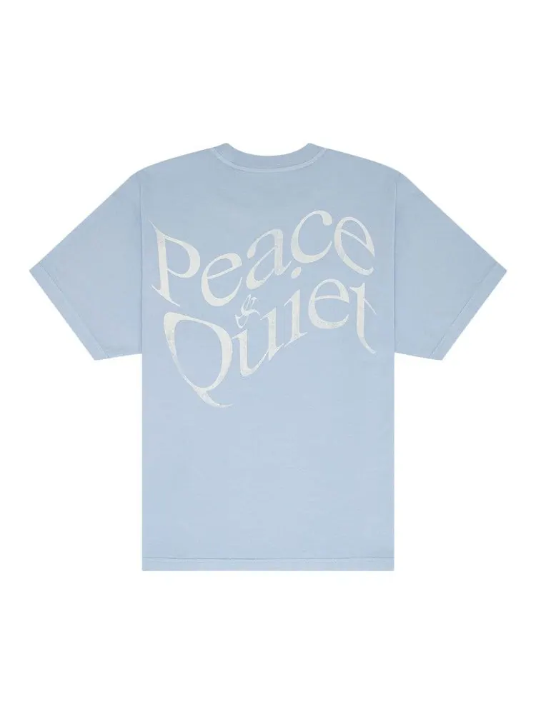 Футболка Museum of Peace & Quiet Wordmark T-Shirt — изображение 2 из 2, синий