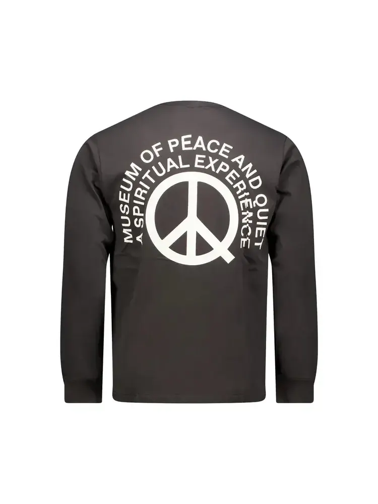Футболка Museum of Peace & Quiet Spiritual Experience Long-Sleeve Black' — изображение 2 из 2, черный
