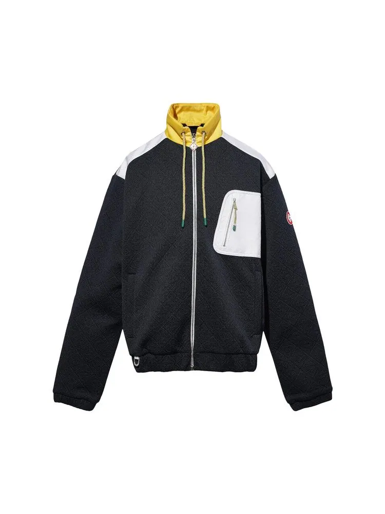 Куртка Casablanca Jacquard Nylon Jacket — изображение 1 из 1, темно-синий