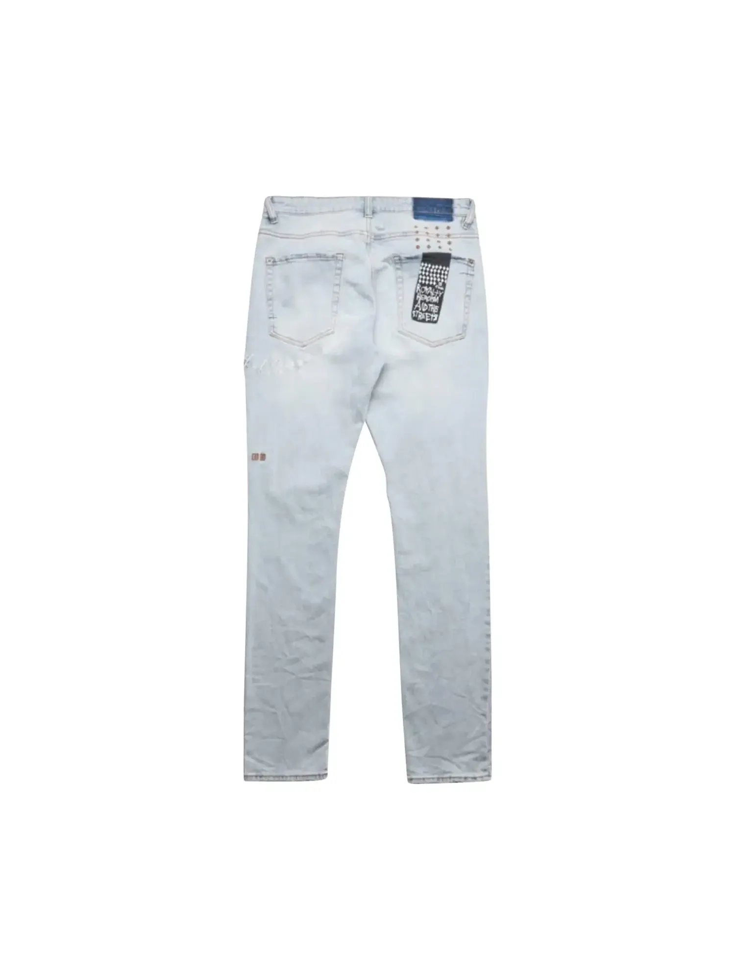 Брюки Ksubi Van Winkle Frost Blu Arch Denim — изображение 2 из 2, синий