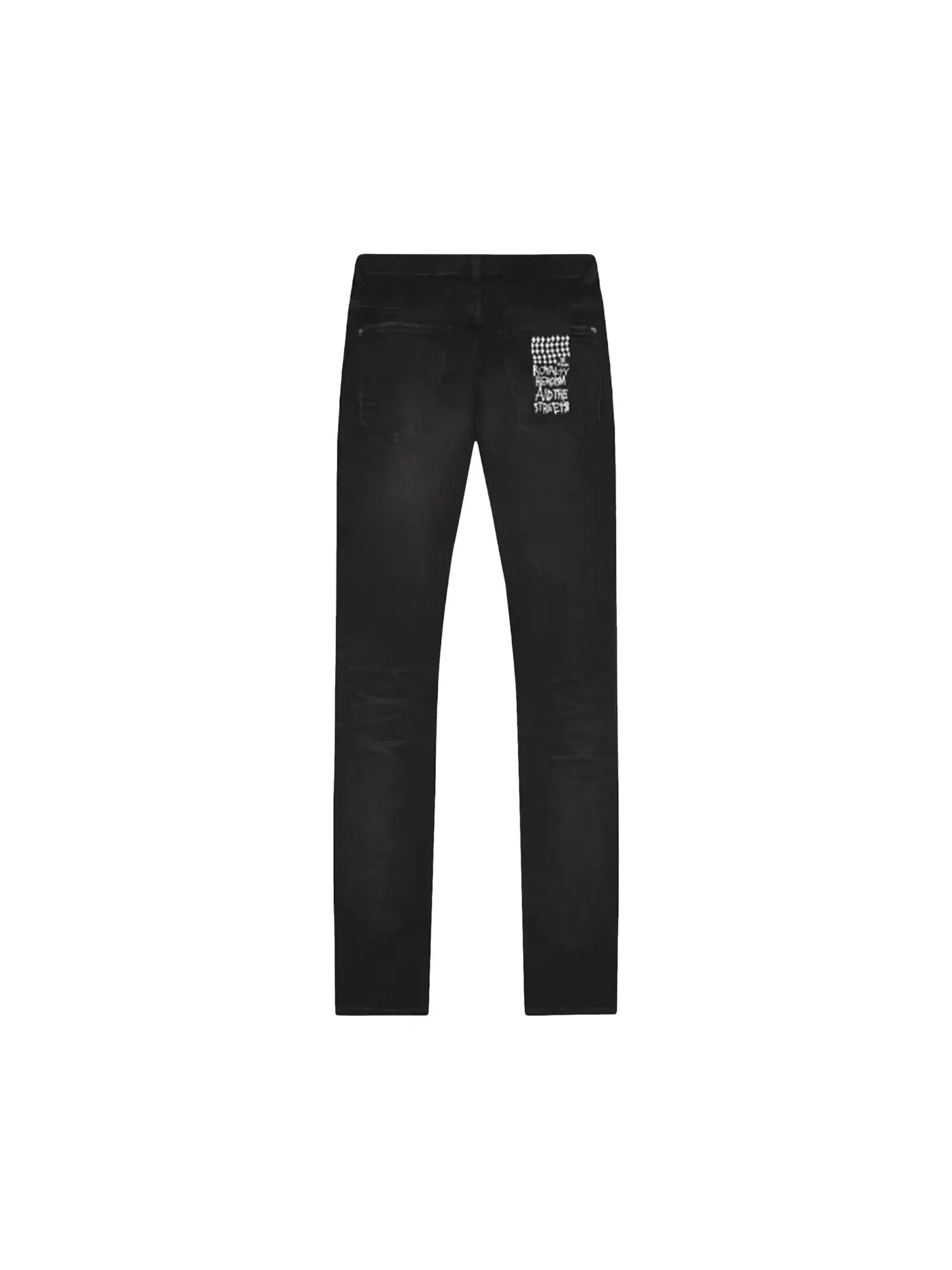 Джинсы Ksubi Van Winkle Tarr Repair Jeans — изображение 2 из 2, черный