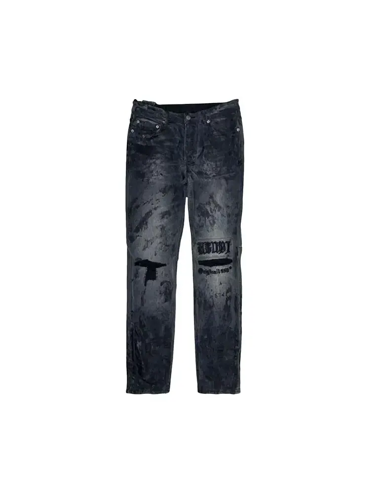 Ksubi Chitch Denim 'Powder Grey Praying' — изображение 1 из 1, серый
