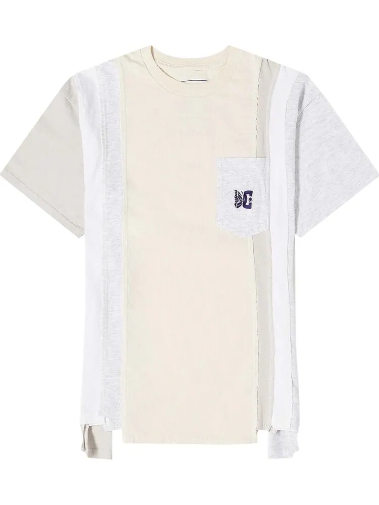 Футболка Needles x DC Shoes 7 Cuts Short-Sleeve 'Ivory' — бежевый