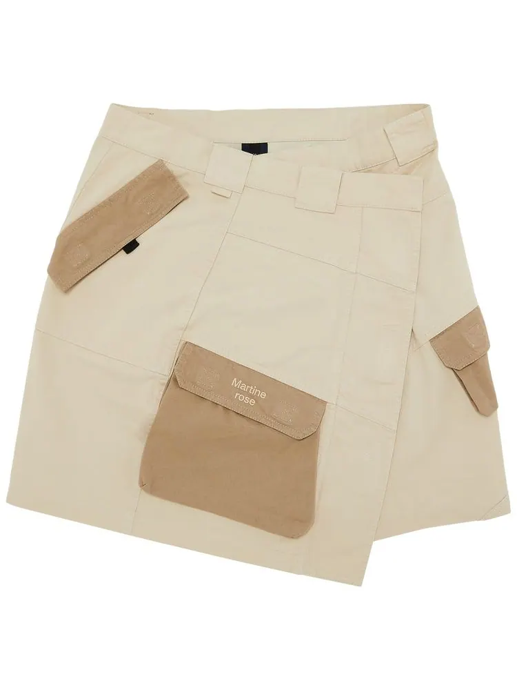 Брюки Martine Rose Wrap Cargo Skirt — изображение 1 из 3, бежевый