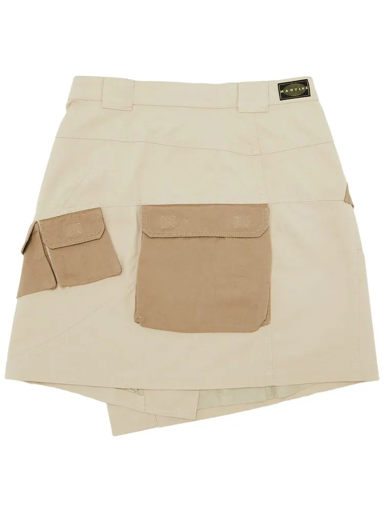 Брюки Martine Rose Wrap Cargo Skirt — изображение 2 из 3, бежевый