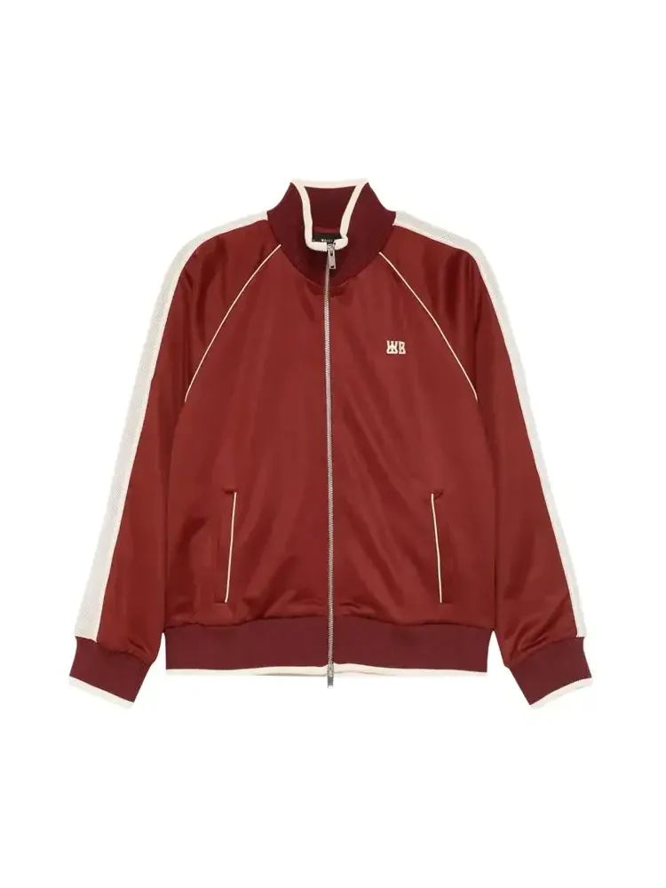 Спортивная майка Wales Bonner Motion Track Top цвета «ржавый/слоновая кость» — изображение 1 из 1, красный