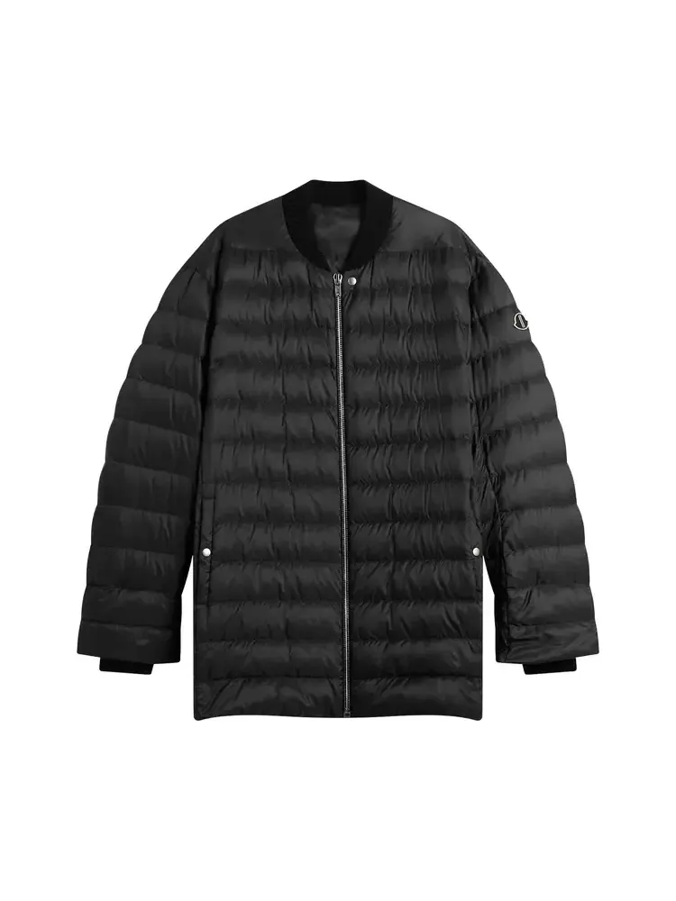 Куртка-парка Rick Owens x Moncler Woven Flight Parka Jacket — черный