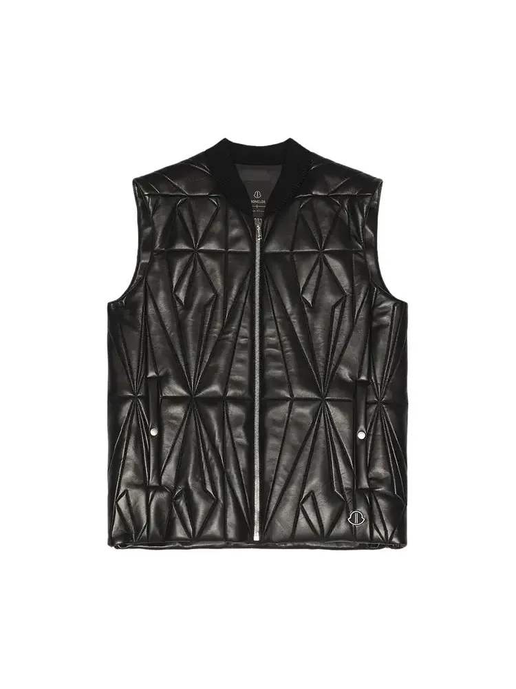 Куртка-пилот Rick Owens x Moncler Woven Geocamo Flight Jacket — изображение 1 из 1, черный