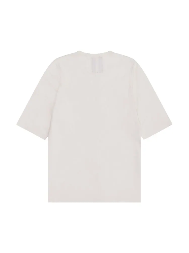 Футболка Moncler x Rick Owens Knitted Crewneck Short-Sleeve Tee 'Milk' — изображение 2 из 2, молочный