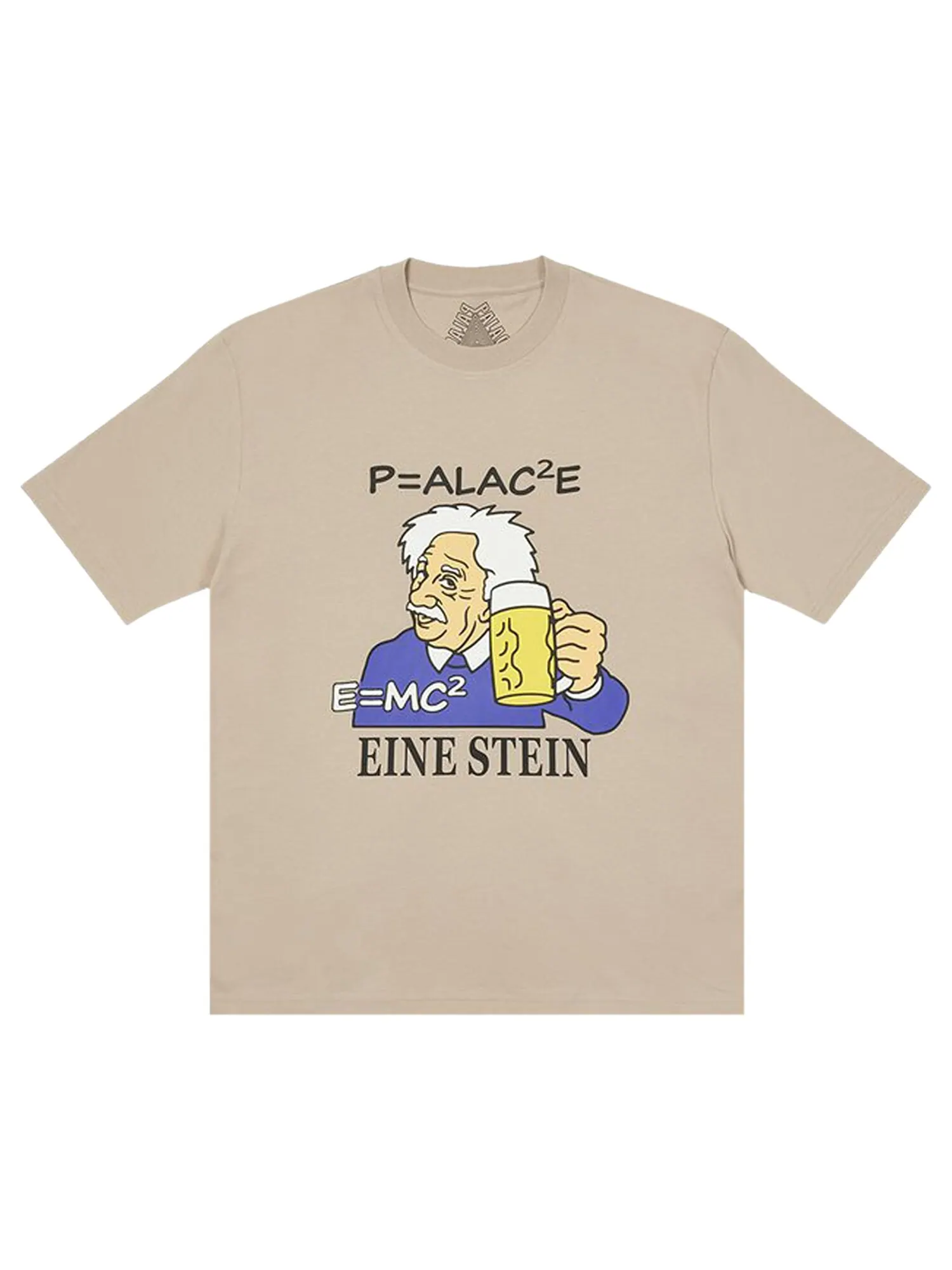 Футболка Palace Eine-Stein Гриб — изображение 1 из 1, бежевый