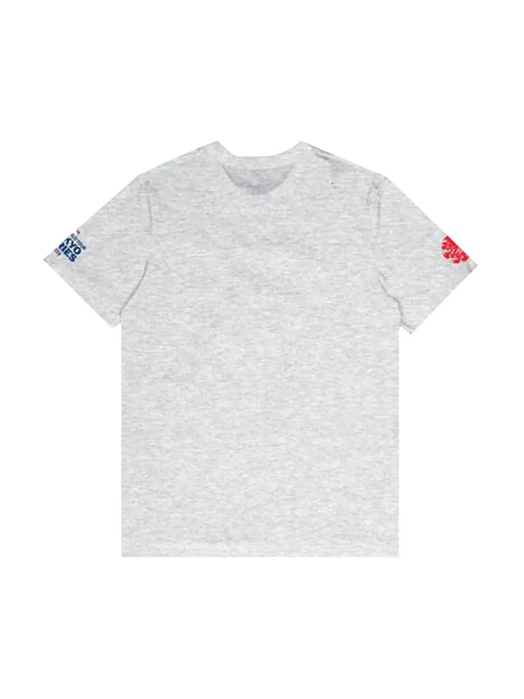 Футболка Nike x Takashi Murakami x MLB World Tour Tokyo Series 2025 Cubs Short-Sleeve Tee 'Grey' — изображение 2 из 2, серый