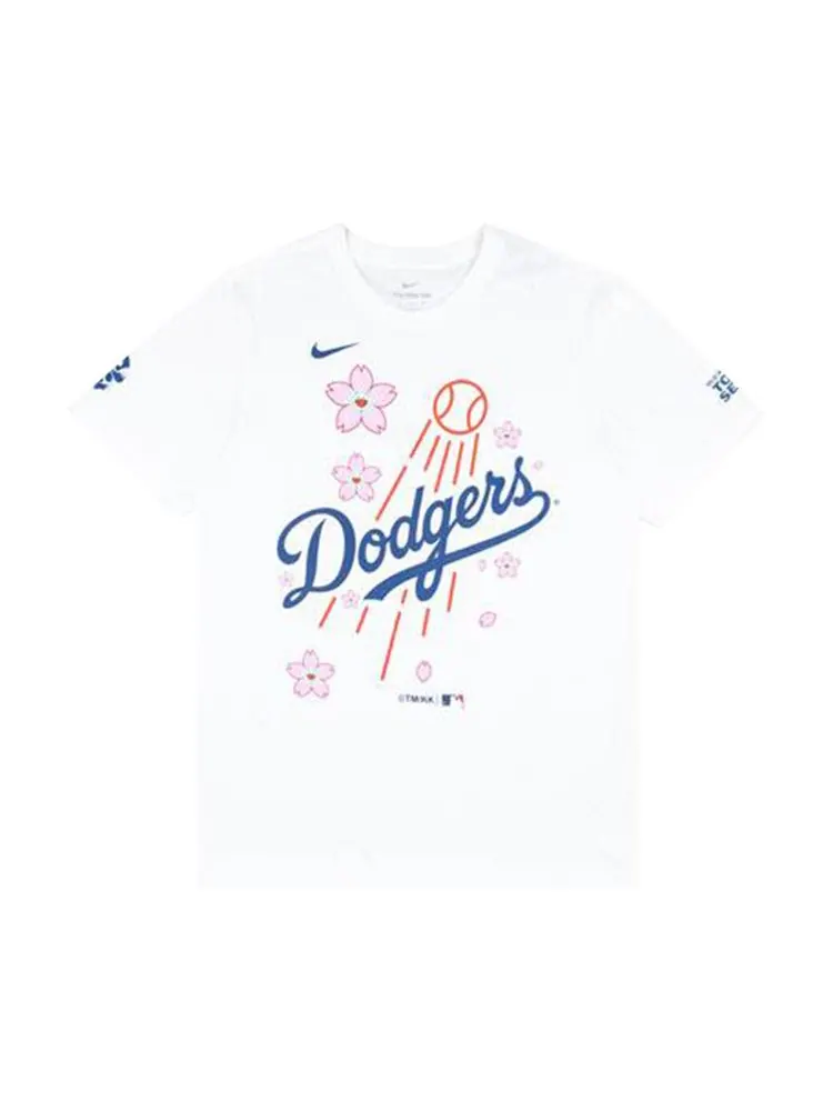 Футболка Nike x Takashi Murakami x MLB World Tour Tokyo Series 2025 Dodgers Short-Sleeve Tee — изображение 1 из 2, белый