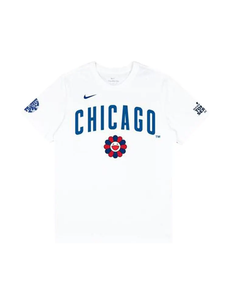 Футболка Nike x Takashi Murakami x MLB World Tour Tokyo Series 2025 Cubs Short-Sleeve Tee — изображение 1 из 2, белый