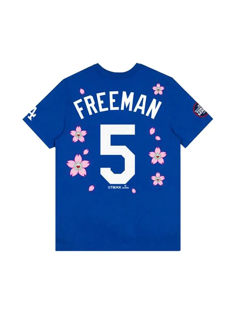 Футболка Nike x Takashi Murakami x MLB World Tour Tokyo Series 2025 Freeman Dodgers Short-Sleeve Tee — изображение 1 из 2
