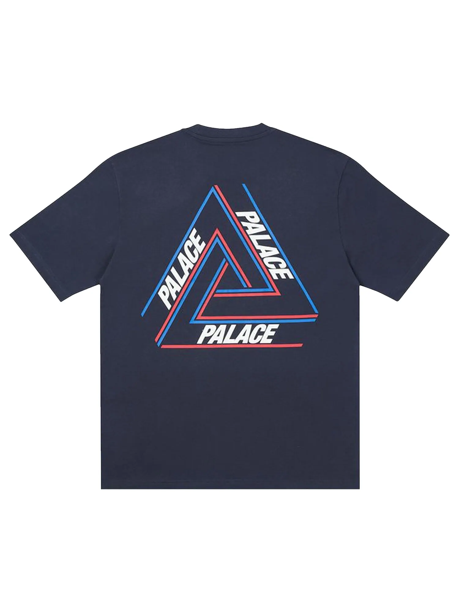 Футболка Palace в стиле Tri-Ferg темно-синего цвета — изображение 2 из 2, синий