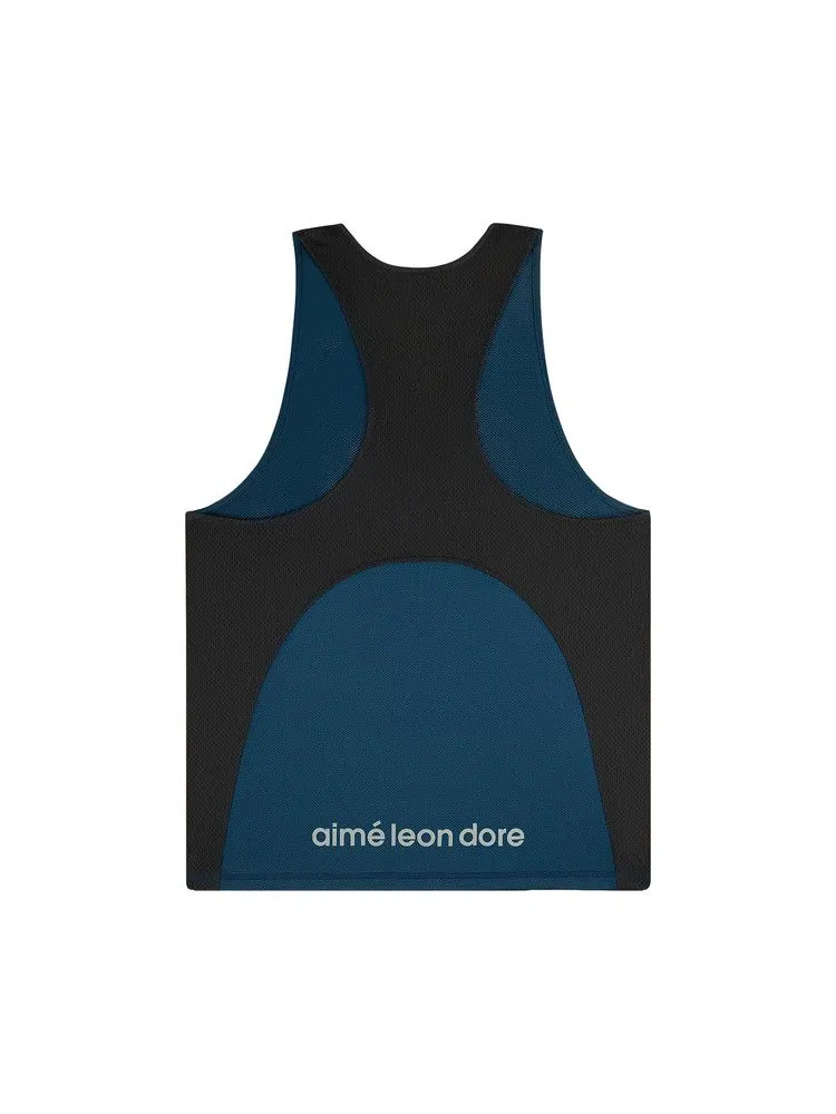 Топ Aimé Leon Dore x New Balance Rc56 Racing Singlet, Moonlit Ocean — изображение 2 из 2, синий