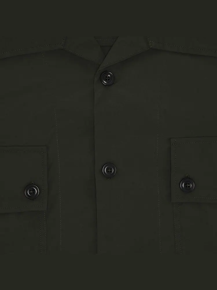 Рубашка Nicholas Daley Field Shirt 'Green' — изображение 3 из 3, зеленый