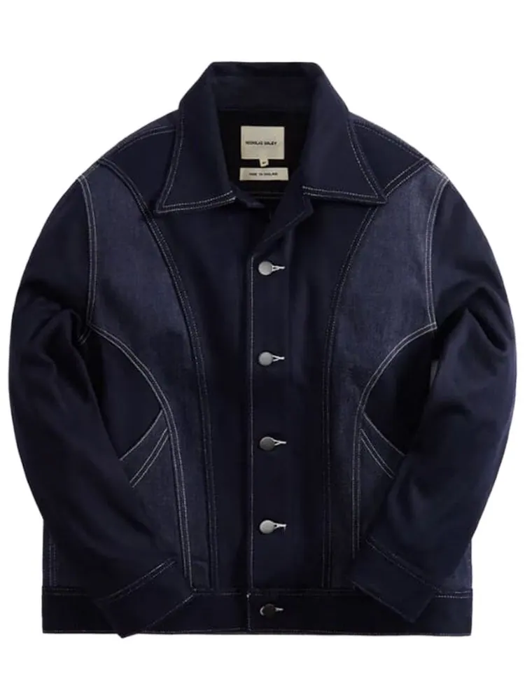 Куртка Nicholas Daley Rebel Jacket цвета «темный индиго»