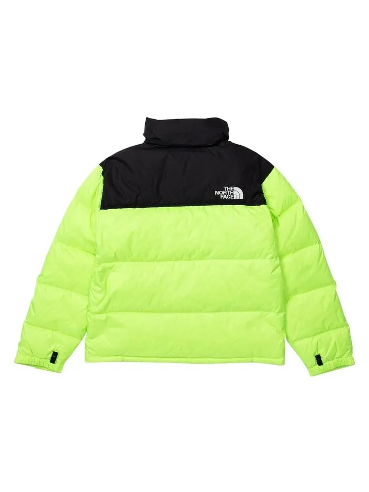 Куртка The North Face 1996 Retro Nuptse Jacket Safety Green/Black — изображение 2 из 2, зеленый/черный