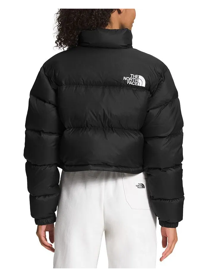 Куртка The North Face W Nuptse Short — изображение 2 из 6, черный/черный