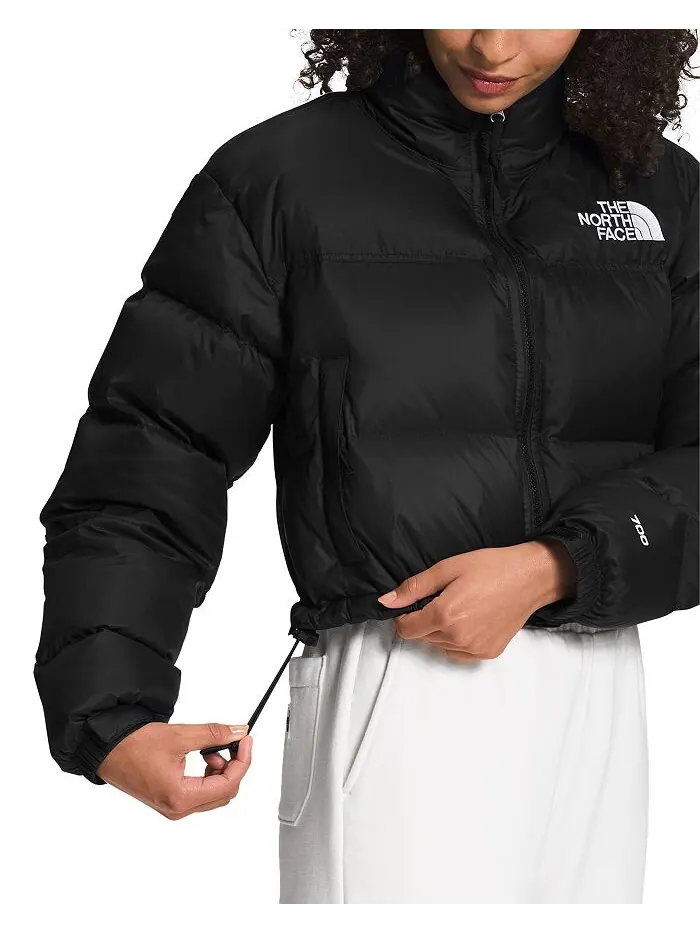 Куртка The North Face W Nuptse Short — изображение 4 из 6, черный/черный