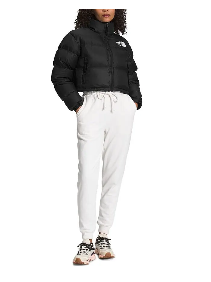 Куртка The North Face W Nuptse Short — изображение 5 из 6, черный/черный