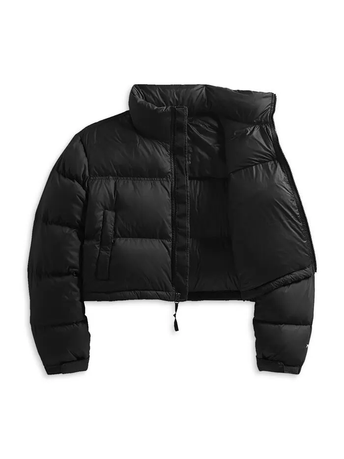Куртка The North Face W Nuptse Short — изображение 6 из 6, черный/черный