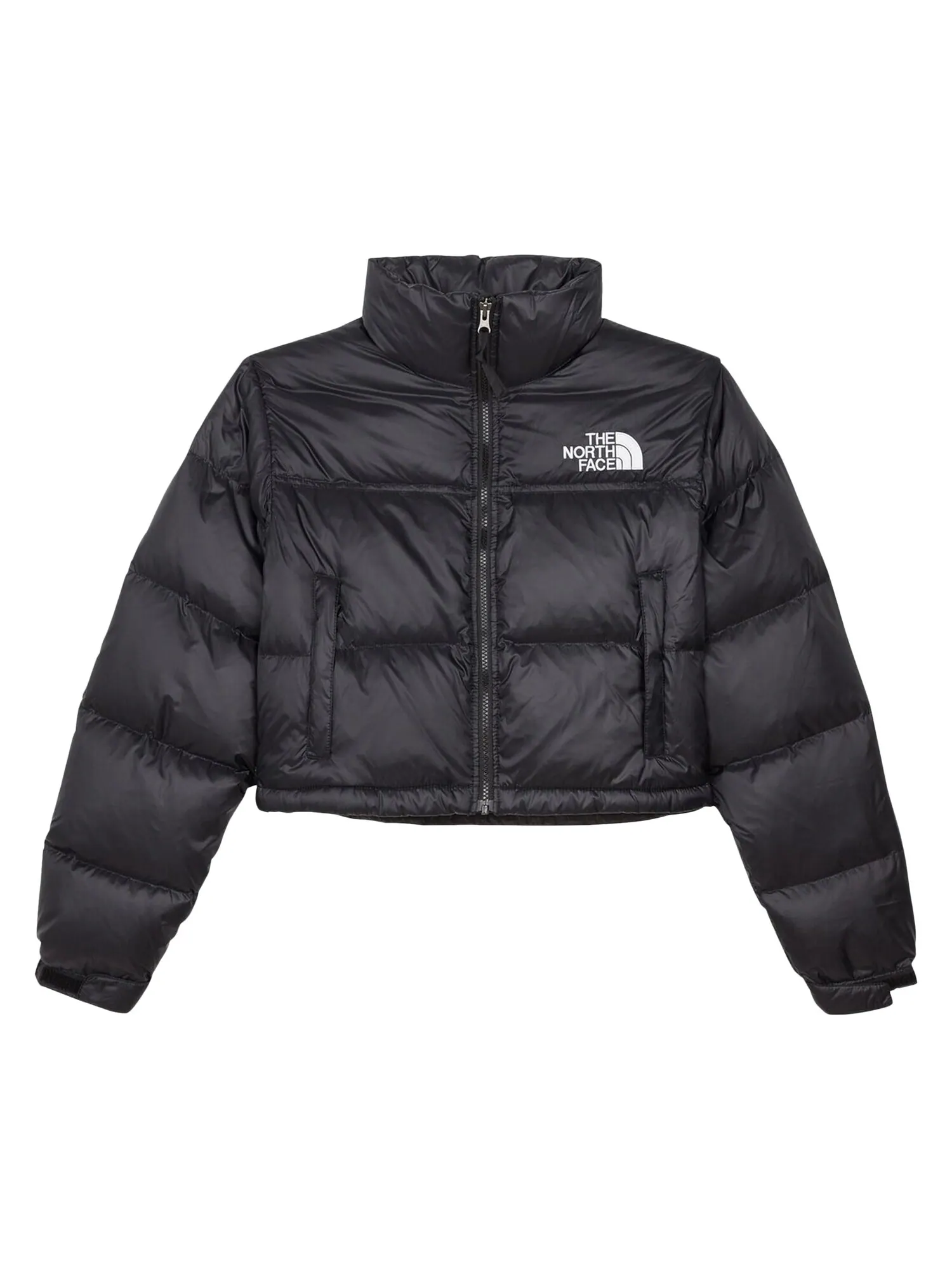 Короткая куртка The North Face Nuptse TNF Black/TNF Black — изображение 1 из 2, черный/черный