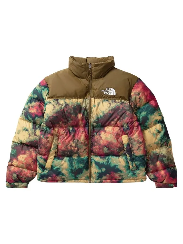 Куртка The North Face 1996 Retro Nuptse Jacket Antelope Tan Ice Dye Print — изображение 1 из 2, бежевый