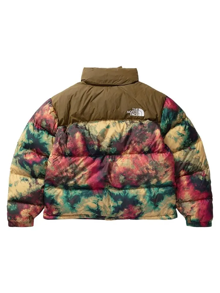 Куртка The North Face 1996 Retro Nuptse Jacket Antelope Tan Ice Dye Print — изображение 2 из 2, бежевый