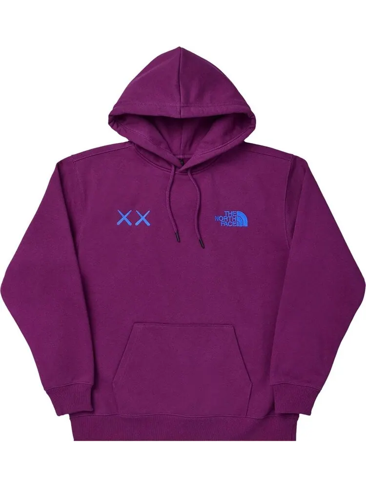 Худи The North Face x KAWS Pullover Hoodie 'Pamplona Purple' — изображение 1 из 1, фиолетовый
