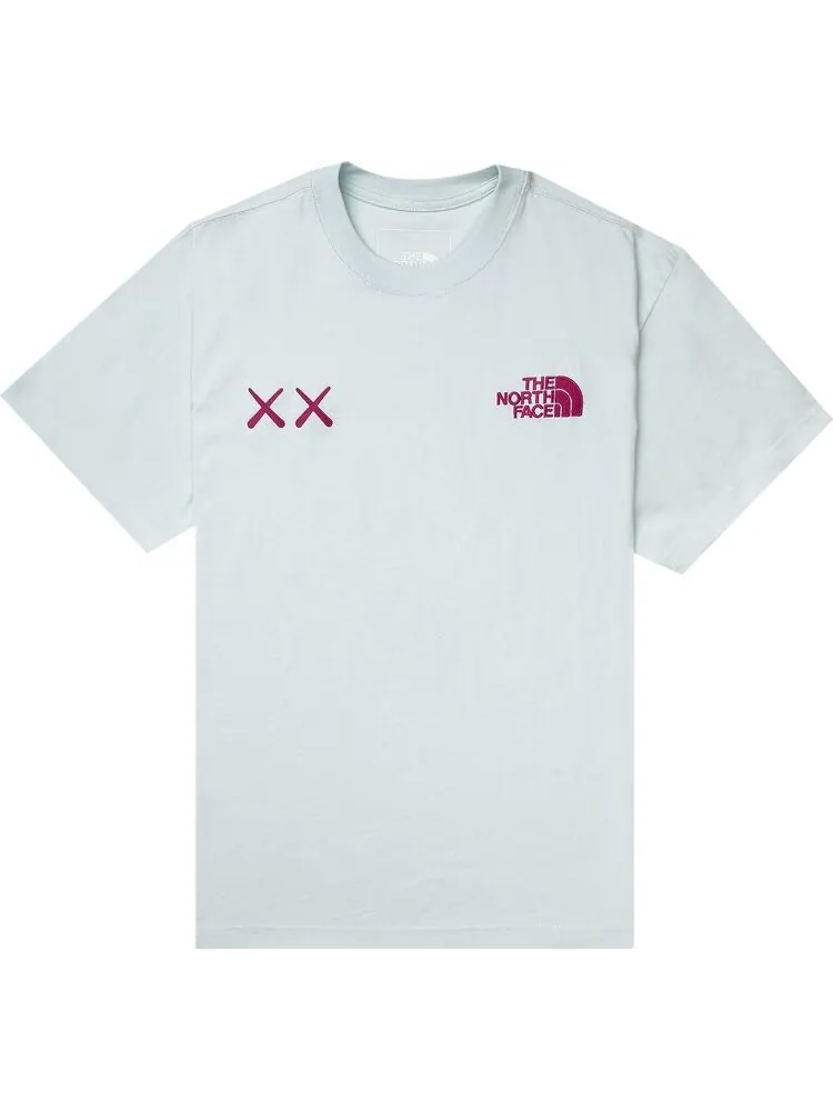 Футболка The North Face x KAWS Short-Sleeve Tee 'Ice Blue' — изображение 1 из 1, синий