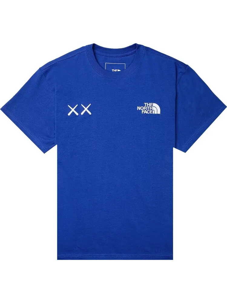 Футболка The North Face x KAWS Short-Sleeve Tee 'TNF Blue' — изображение 1 из 1, синий