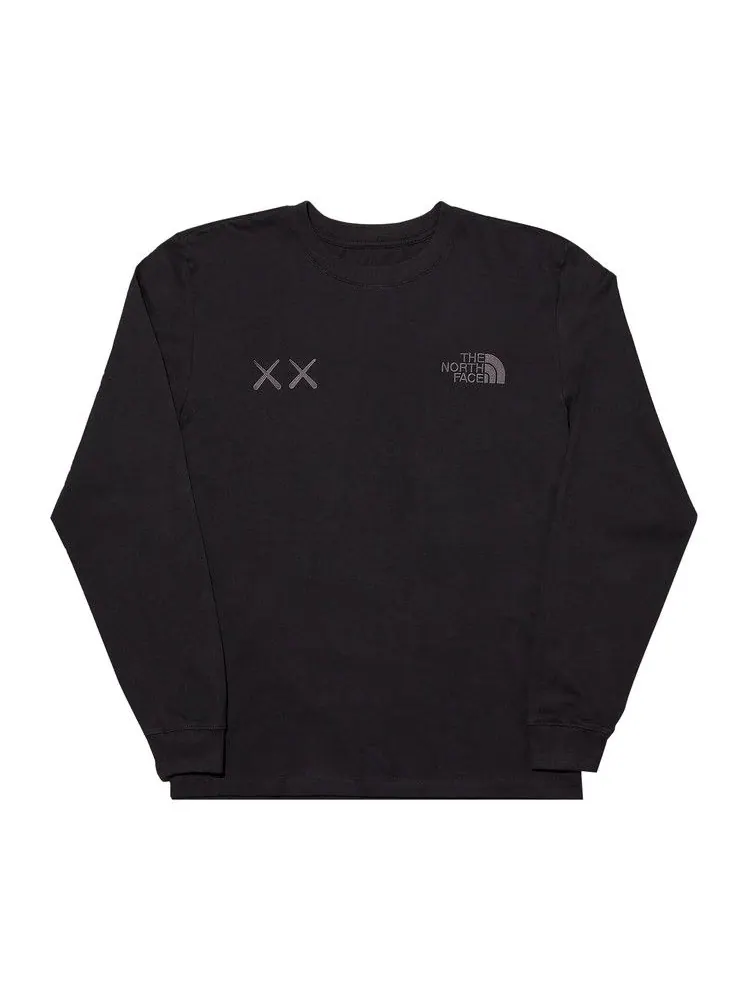Футболка The North Face x KAWS Long-Sleeve Tee — изображение 1 из 2, черный