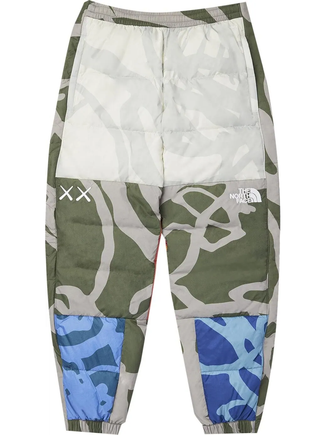 Брюки The North Face x KAWS Retro 1996 Nuptse Pant 'Moonlight Ivory' — 1