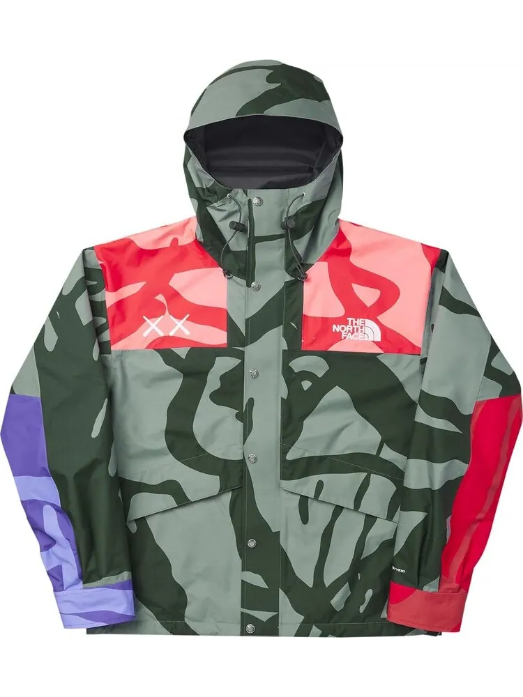 Куртка The North Face x KAWS Retro 1986 Mountain Jacket 'Green' — изображение 1 из 1, зеленый