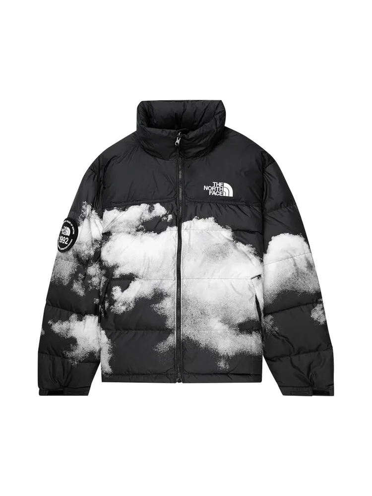 Куртка The North Face Printed 92 Retro Anniversary Nuptse Jacket — изображение 1 из 1, черный