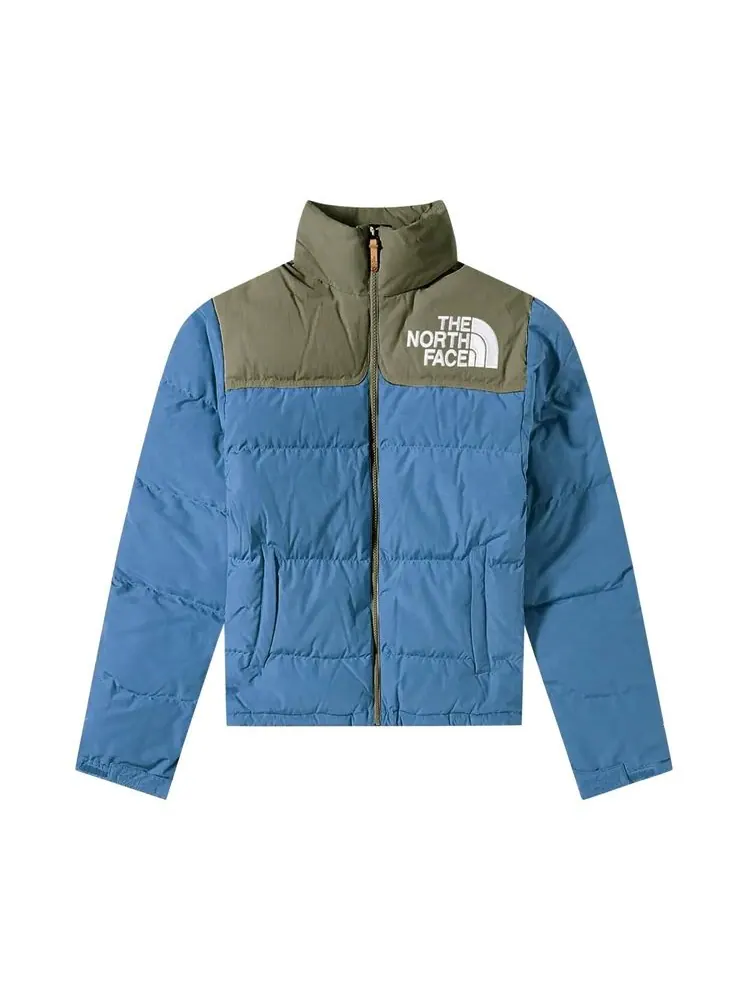 Куртка The North Face 92 Low-Fi Hi-Tek Nuptse Jacket Shady Blue/New Taupe Green — изображение 1 из 1, синий/зеленый