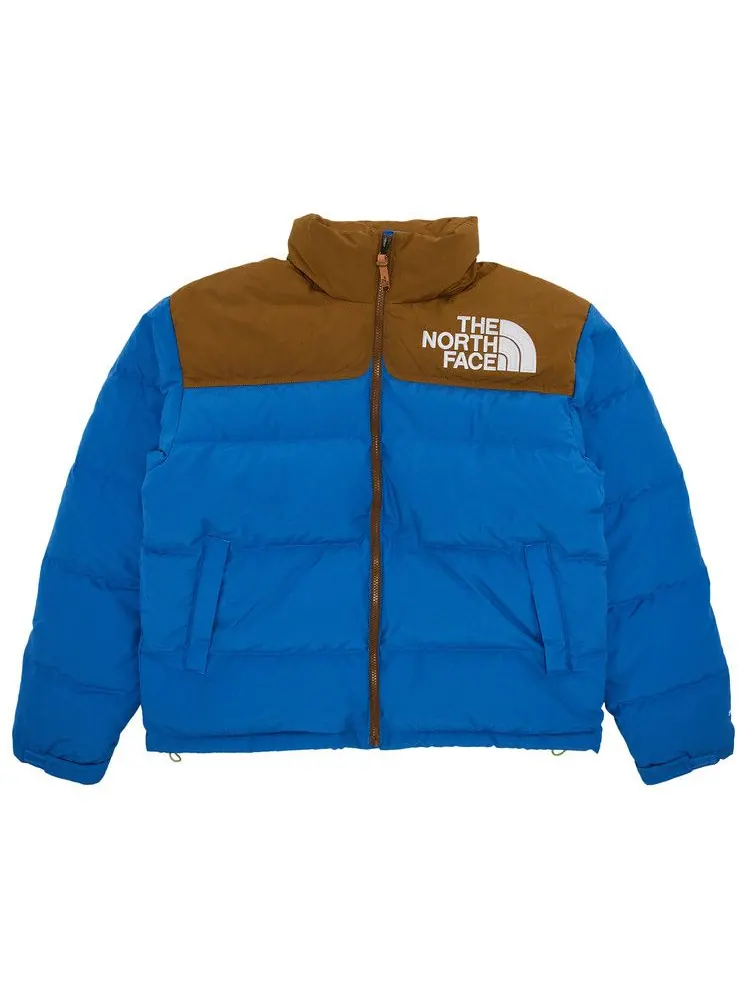 Куртка The North Face 95 Low-Fi Hi-Tek Nuptse — изображение 1 из 3, синий/коричневый